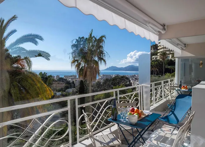 2-br Sea-view With Swimming Pool Apartamento Cannes